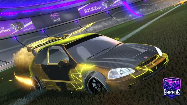 A Rocket League car design from ninjadog