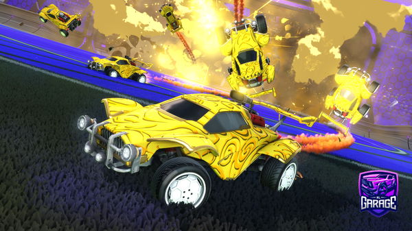 A Rocket League car design from mocnyang