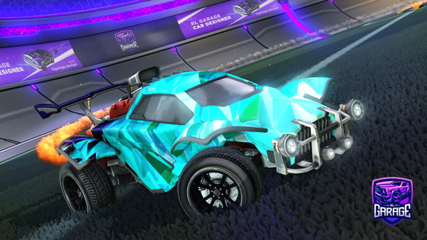 A Rocket League car design from MegaMystery3xD