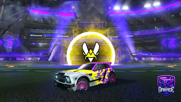 A Rocket League car design from Mnotho