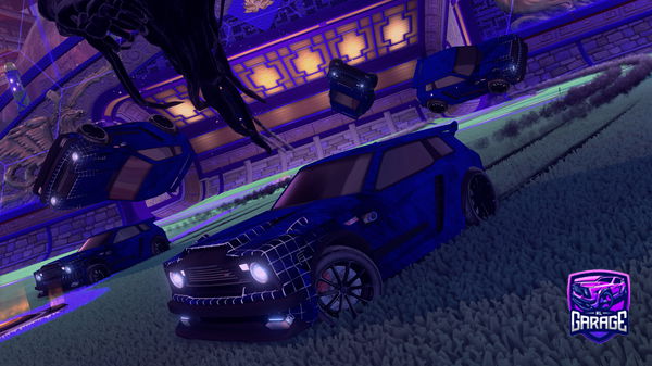 A Rocket League car design from Rockkamsen