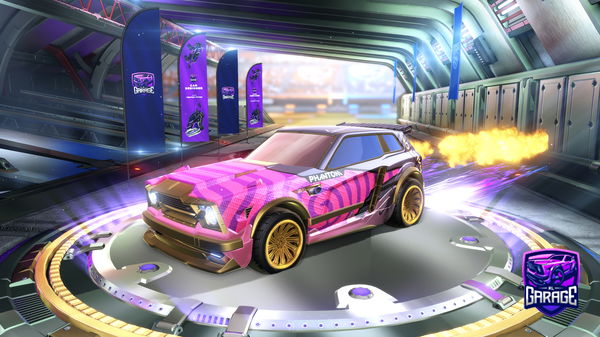 A Rocket League car design from fennecros2