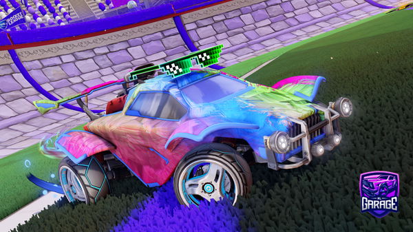 A Rocket League car design from LlamaLandonYT