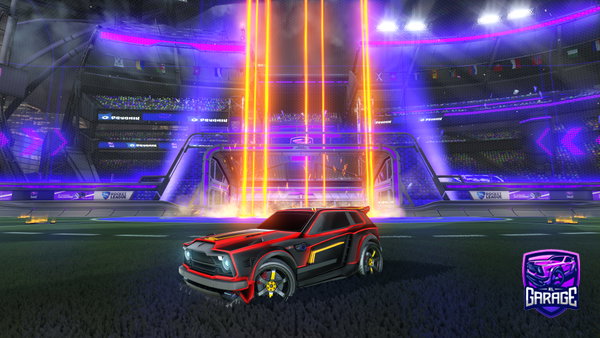 A Rocket League car design from SAMI-_-alhelo