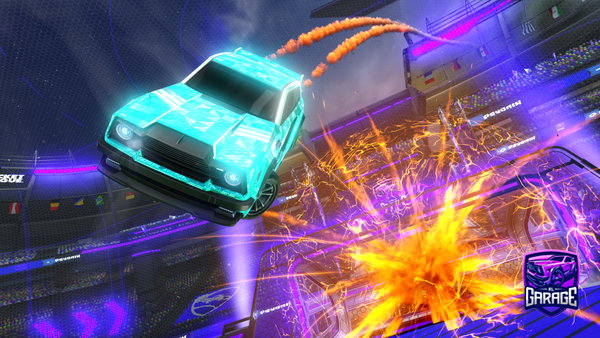 A Rocket League car design from TheDrowningCow