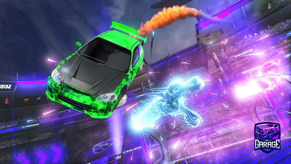 A Rocket League car design from Antoniux_