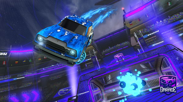 A Rocket League car design from ArsqOw0