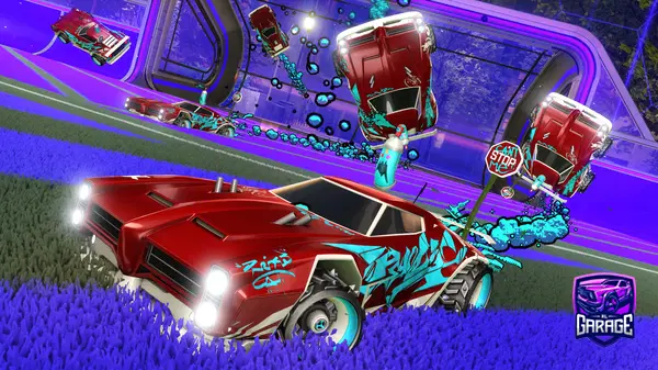 A Rocket League car design from SocialPie900757