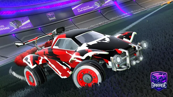 A Rocket League car design from BigDuckie