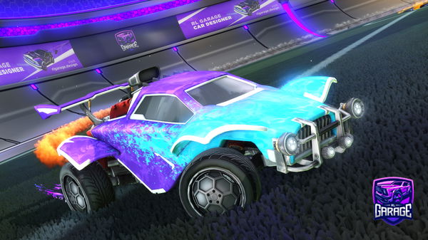 A Rocket League car design from NxtJvcob