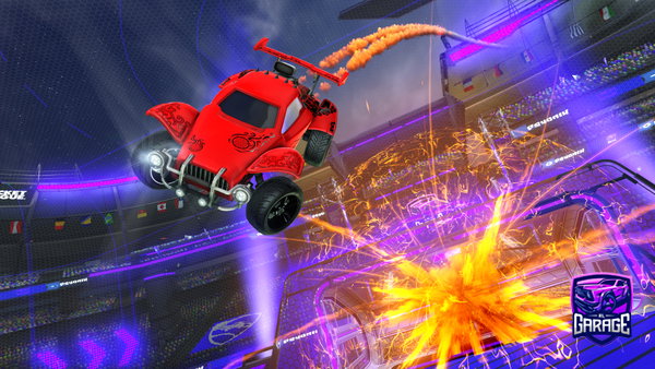 A Rocket League car design from juanarrito007