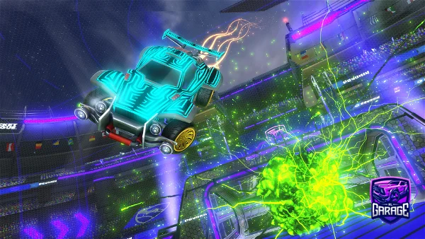 A Rocket League car design from Oxygame59