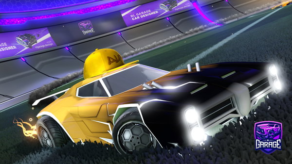 A Rocket League car design from Boostes