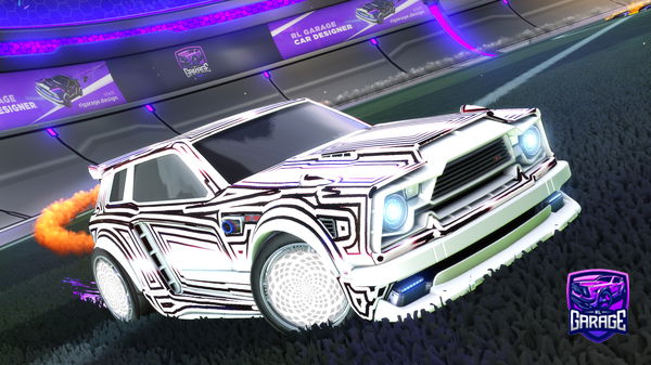 A Rocket League car design from Jay4man