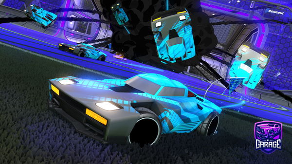 A Rocket League car design from Bizzlesticks