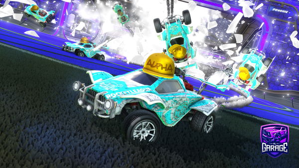 A Rocket League car design from Cardiffian10