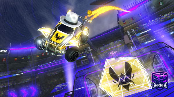 A Rocket League car design from mat121409