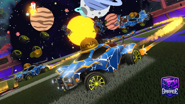 A Rocket League car design from crazyowin1