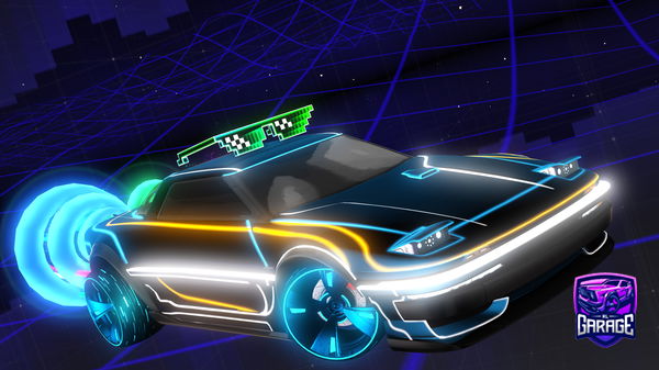 A Rocket League car design from Octy2