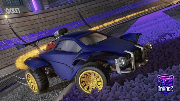 A Rocket League car design from Octomokto