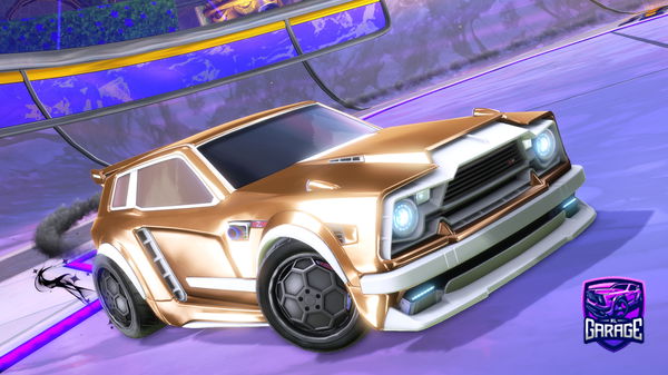 A Rocket League car design from M1GU3LLL