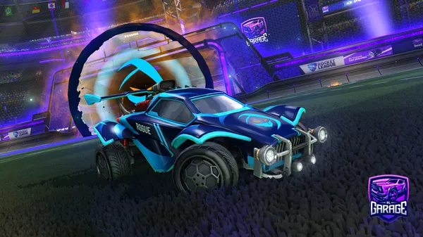 A Rocket League car design from Mallart