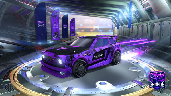 A Rocket League car design from MINEBLOX