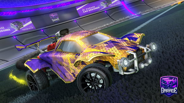 A Rocket League car design from Sparkletastix