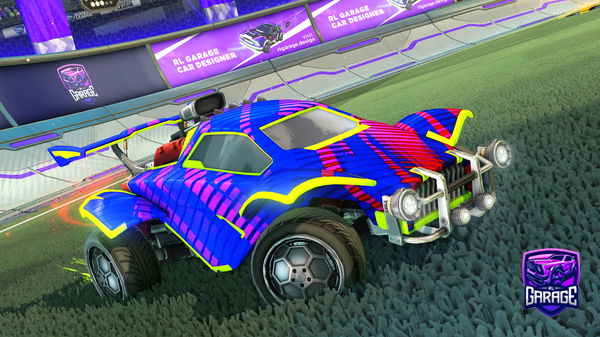 A Rocket League car design from sawcubic