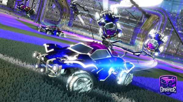 A Rocket League car design from Adidas101