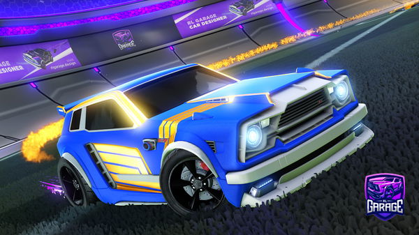 A Rocket League car design from Tom4x_yt