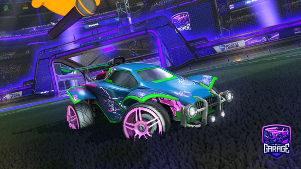 A Rocket League car design from TStriker07