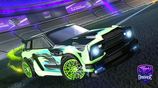 A Rocket League car design from Walenx