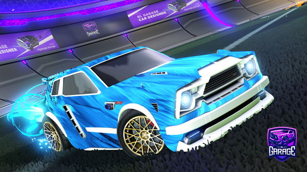 A Rocket League car design from Indiewowow9wowpw