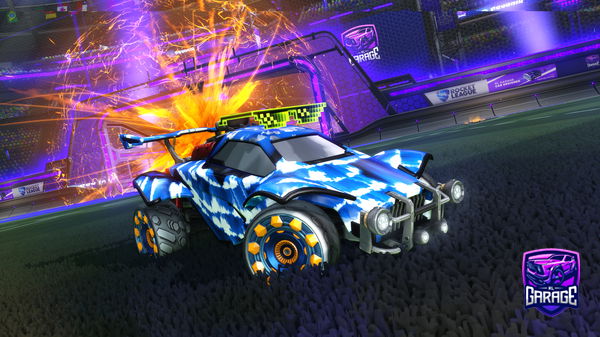 A Rocket League car design from MTGX