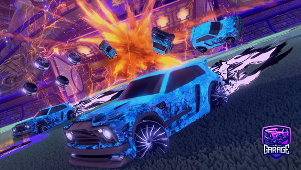 A Rocket League car design from DanoobJ