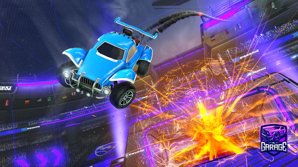 A Rocket League car design from Mikael_Meyers