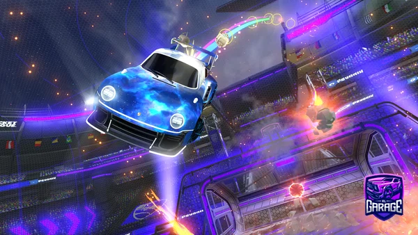 A Rocket League car design from Izverg_young