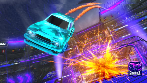 A Rocket League car design from Roteiro7176