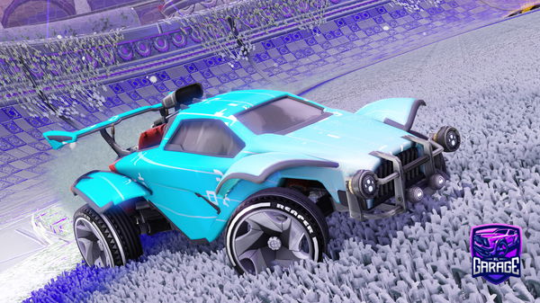 A Rocket League car design from Fisheer