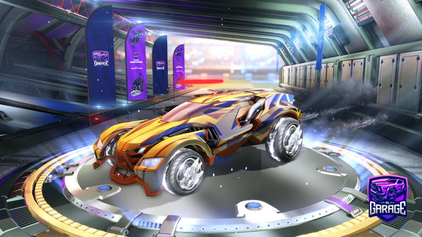 A Rocket League car design from Aztek2800