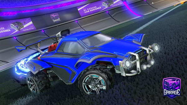 A Rocket League car design from DrAg0N75