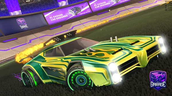 A Rocket League car design from akatotuu