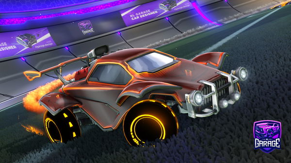 A Rocket League car design from Stxy_