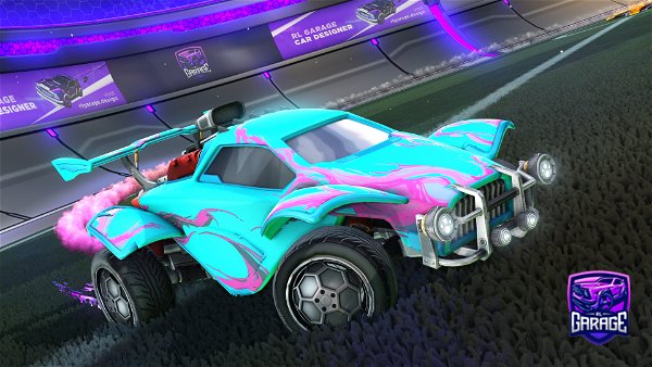 A Rocket League car design from BootyClappa