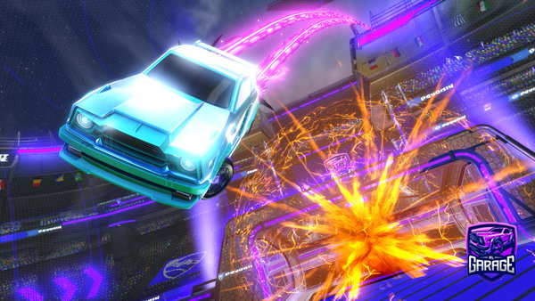 A Rocket League car design from HyperFire22