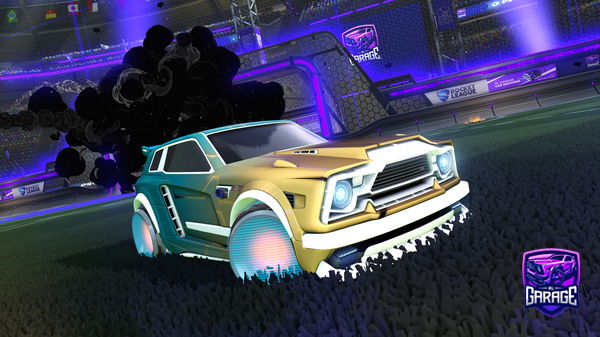A Rocket League car design from raven10