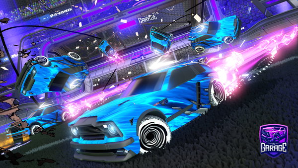 A Rocket League car design from Imayoutuber