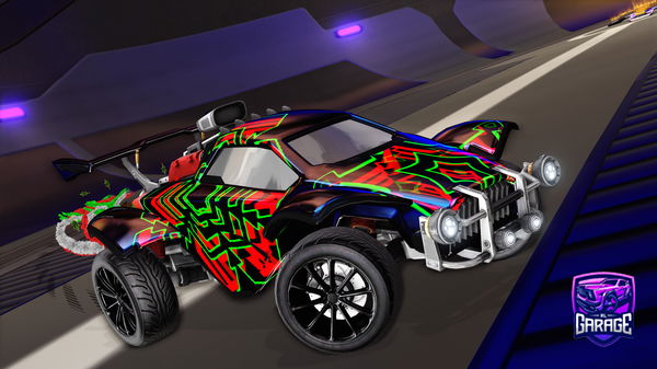 A Rocket League car design from Zirered