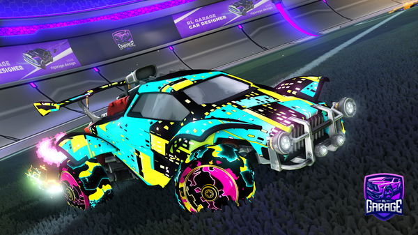 A Rocket League car design from Vegas_Vixen